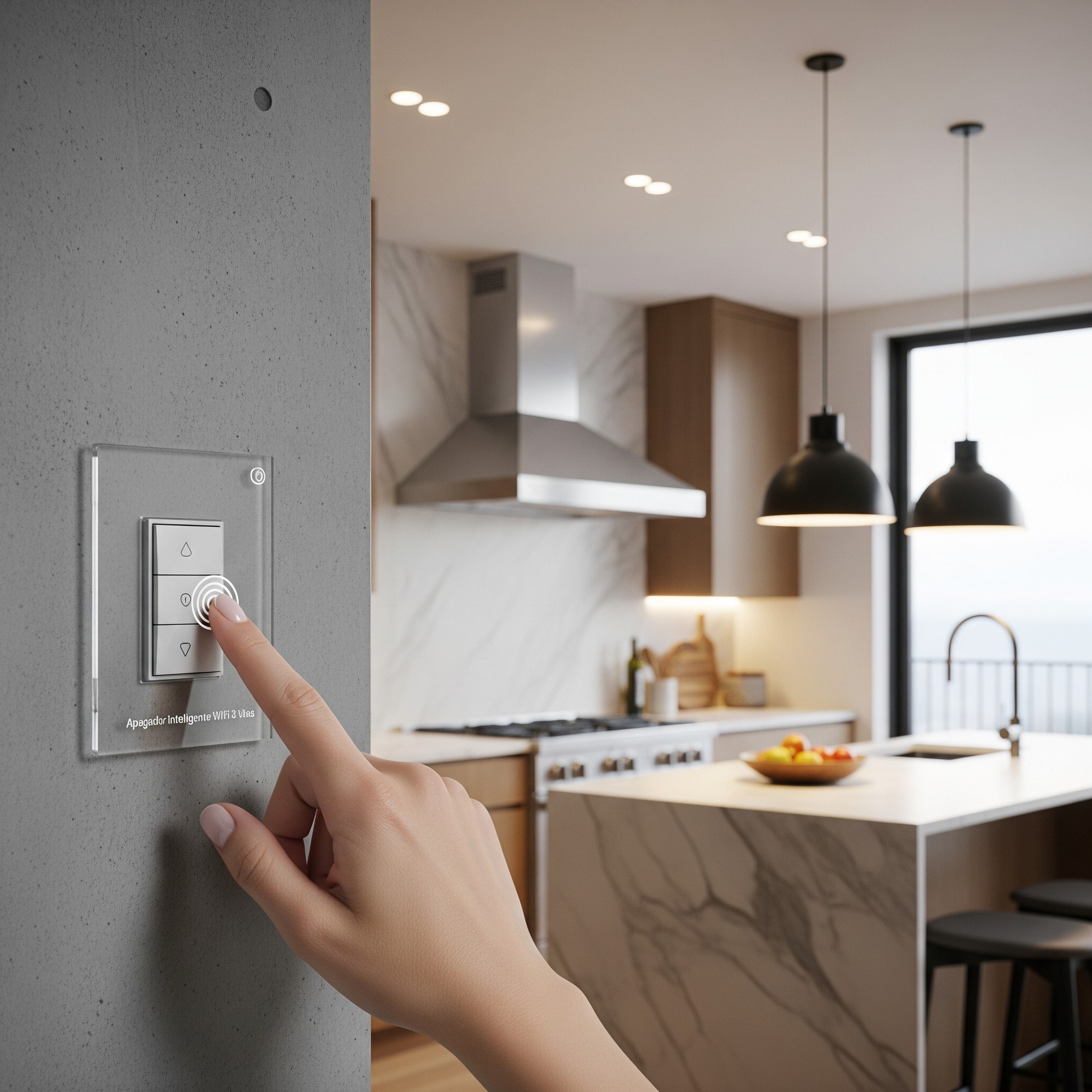 Apagador Inteligente WIFI 3 Vías