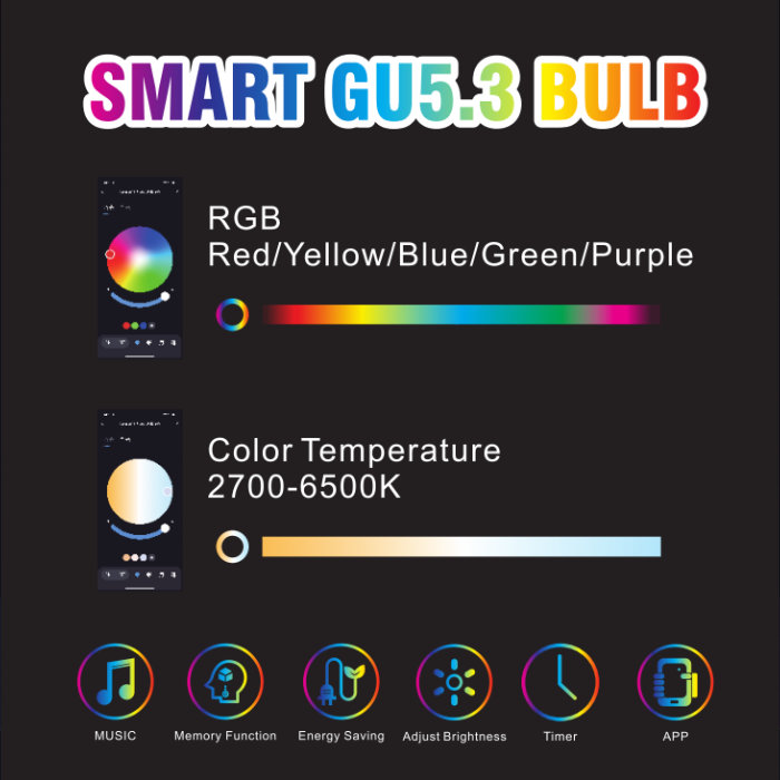Foco Led WIFI GU5.3 - Imagen 7